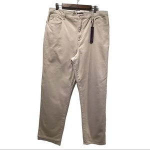 Gloria Vanderbilt Khaki Amanda Slimming Jean 18